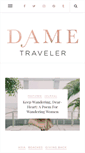 Mobile Screenshot of dametraveler.com
